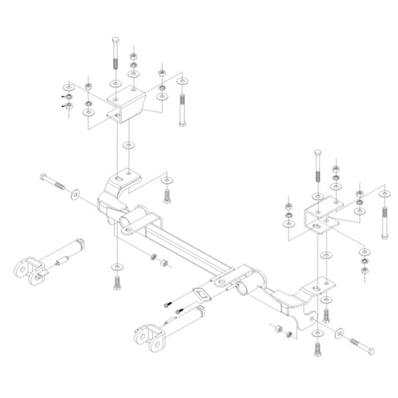 Roadmaster 12-16 SONIC SDN/HATCHBACK TOW BAR MNTG BRKT KIT 523173-5